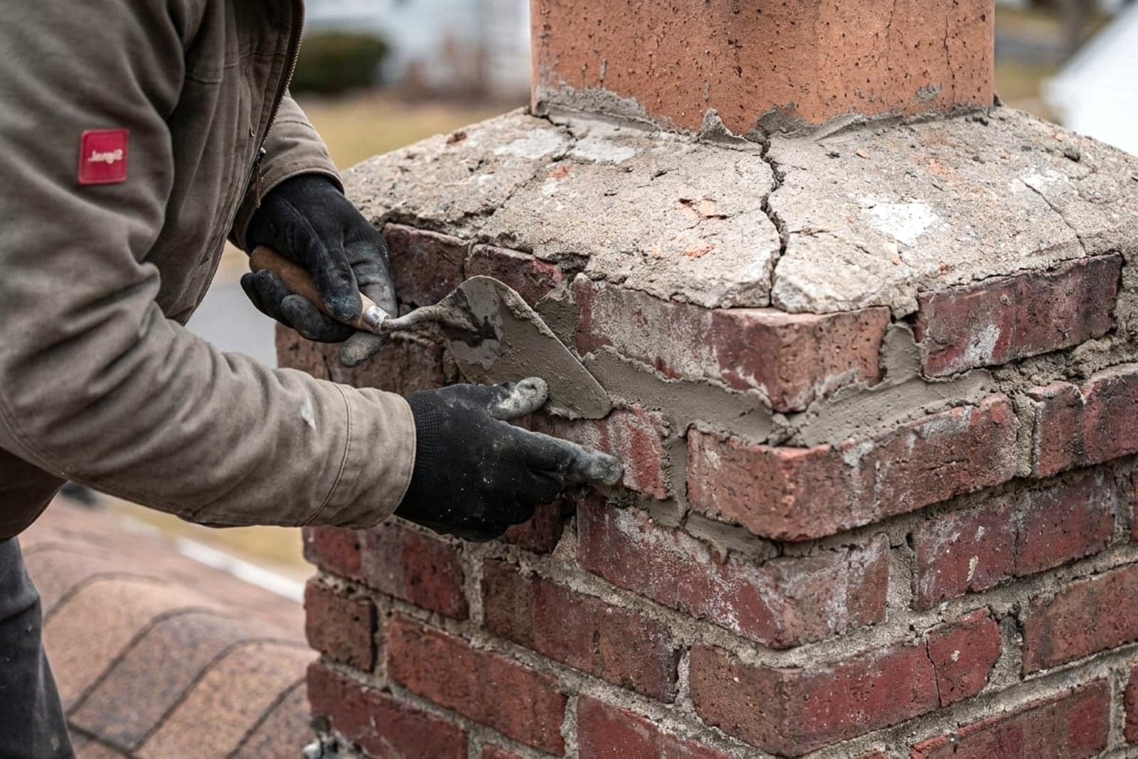 Masonry Repair (Crown / Repointing) in Washington — chimney crown repair and repointing